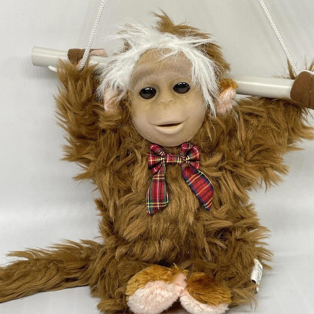 Flocked Rubber Face Monkey Plush Circus Circus Casino Hotel‎ Las Vegas Vintage